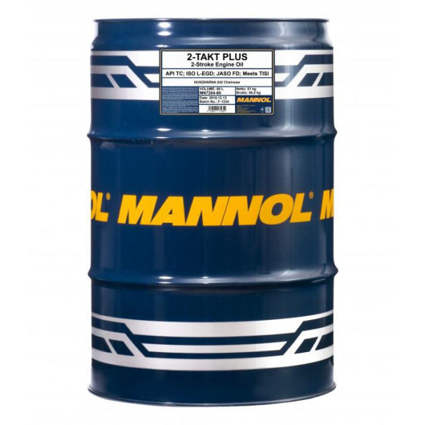 Моторне масло MANNOL 2-Takt Plus 60 л.