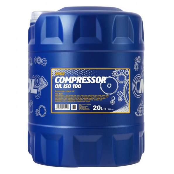Компресорне масло MANNOL Compressor Oil ISO 100 20 л.