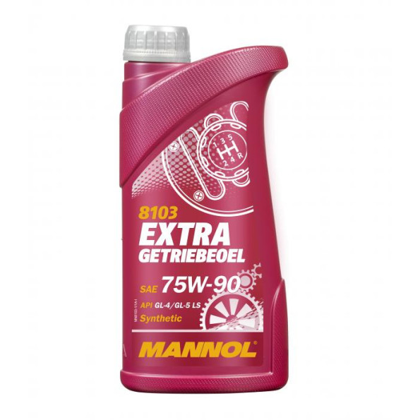 Трансмісійне масло MANNOL Extra 75W90 GL 5 Getriebeoel 1 л.