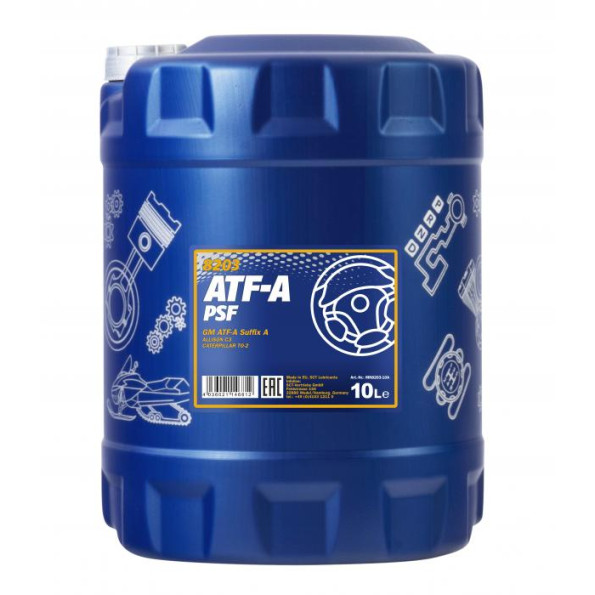 Трансмісійне масло MANNOL ATF-A Automatic Fluid 10 л.