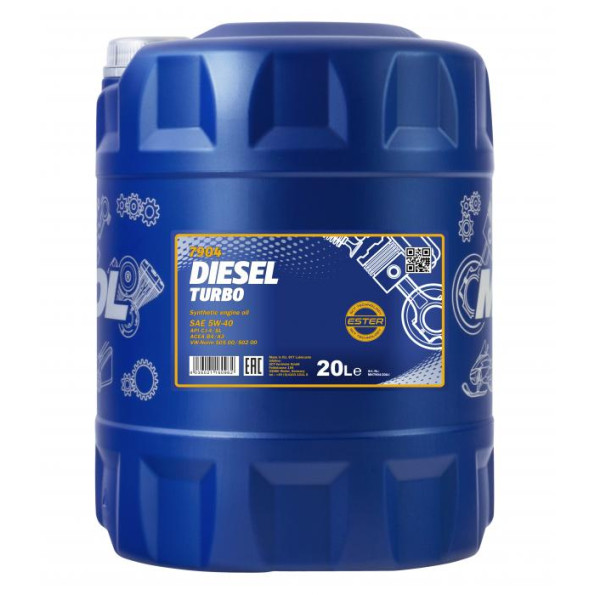 Моторные масло MANNOL 7904 Diesel Turbo 20 л.
