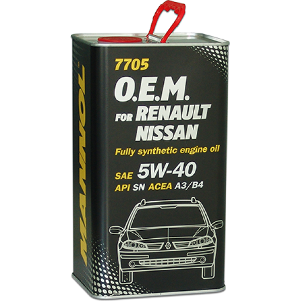 Моторне масло MANNOL 7705 O.E.M. for Renault Nissan 5W-40 1 л.