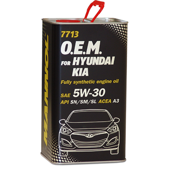 Моторные масло MANNOL 7713 O.E.M. for Hyndai Kia 5W-30 1 л.