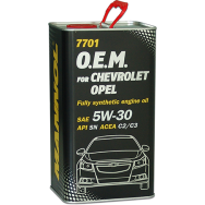 Моторные масло MANNOL 7701 O.E.M. for Chevrolet Opel 5W-30 1 л.