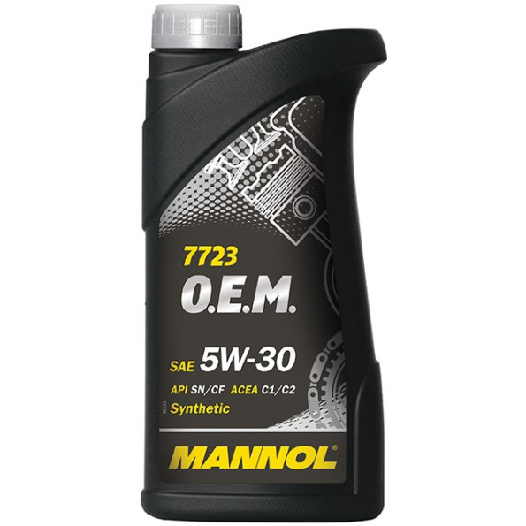 Моторные масло MANNOL 7723 O.E.M. 5W-30 API SN/CF 1л.