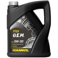 Моторные масло MANNOL 7723 O.E.M. 5W-30 API SN/CF 5 л.