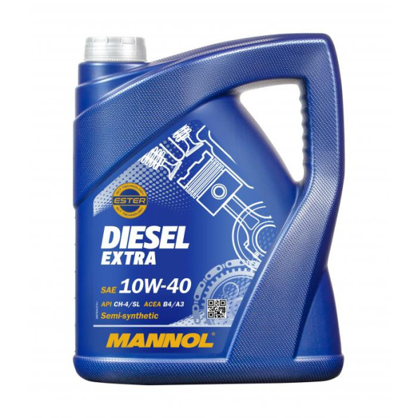 Моторные масло MANNOL Diesel Extra 10W40 5 л.