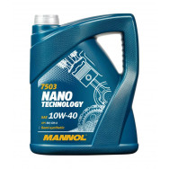 Моторные масло MANNOL Nano Technology 10W40 SM/CF 5 л.
