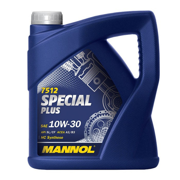 Моторне масло MANNOL 7512 Special Plus 10W-30 API SL / CF 4 л.