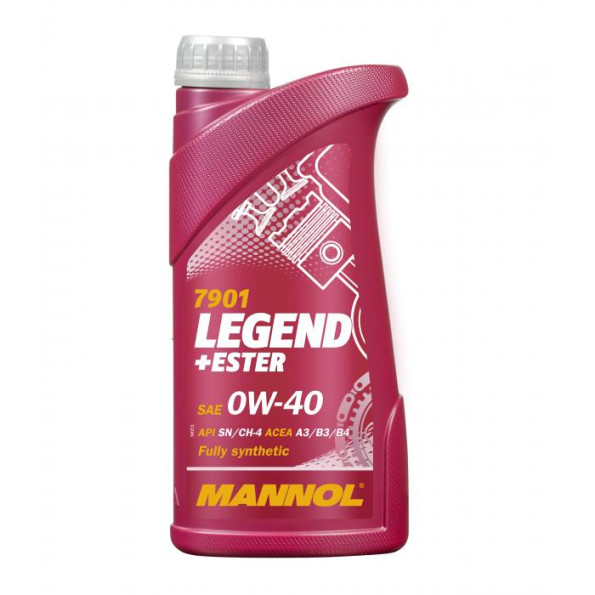 Моторне масло MANNOL Legend + Ester 0W40 1 л.