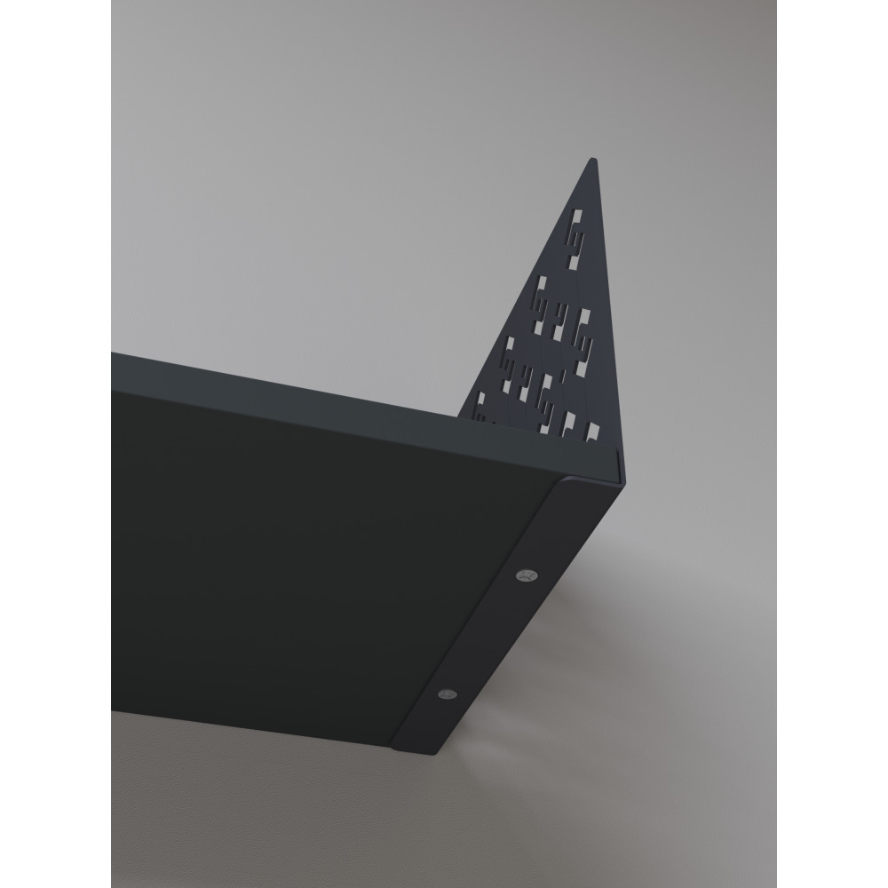 Полка навесная 17х90х22 см из ЛДСП Антрацит 381003 - Фото 2