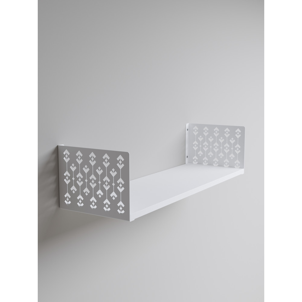 Полиця навісна 17х90х22 см з ЛДСП Біла 381004 - Фото 4