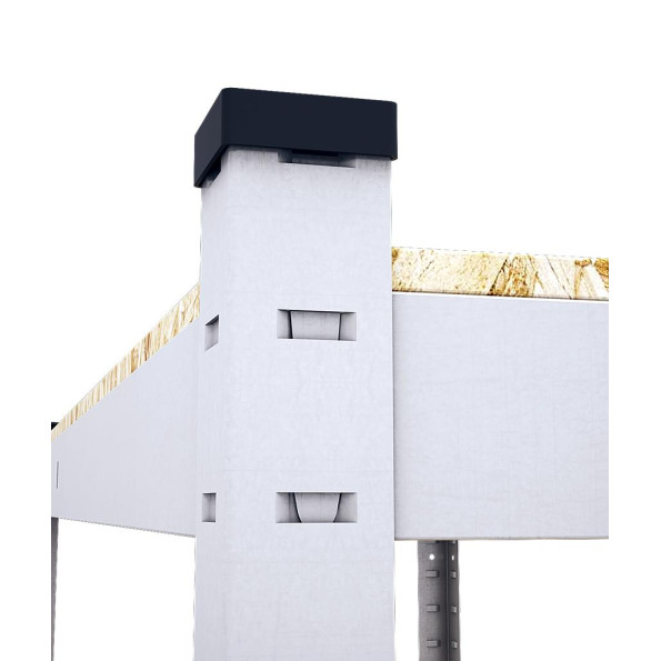 Стеллаж-верстак металлический 1 800(900)х1 000х600(250) мм, 220 кг/полку -
                                                        Фото 2