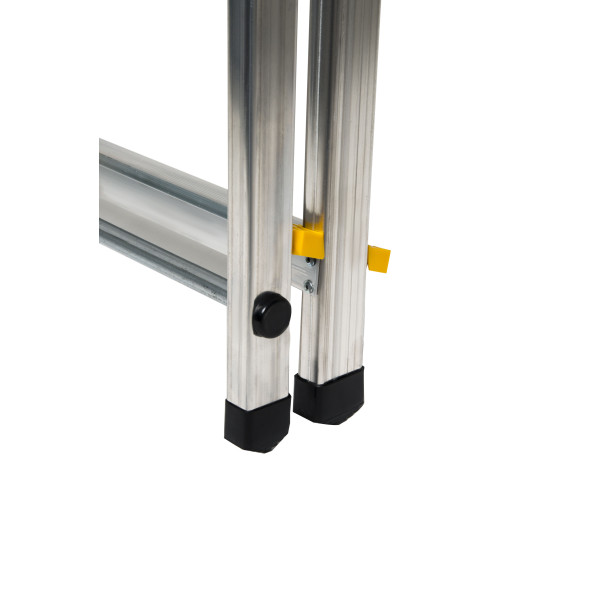 Драбина алюмінієва побутова 8 сходинок жовто-чорне покриття + полиця -
                                                        Фото 7