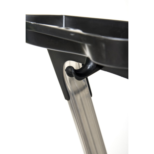 Драбина алюмінієва побутова 8 сходинок жовто-чорне покриття + полиця -
                                                        Фото 8