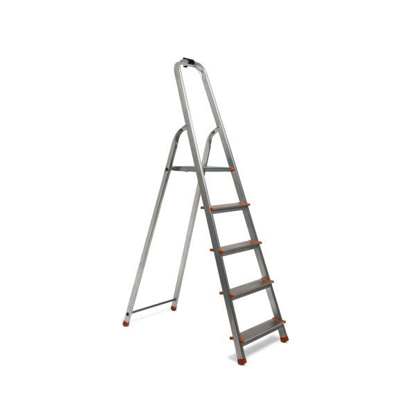 Лестница алюминиевая бытовая 5 ступенек 168 см -
                                                        Фото 2