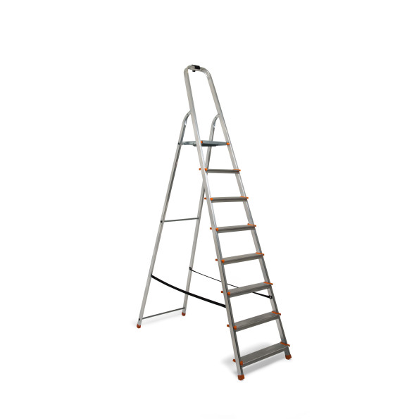 Лестница алюминиевая бытовая 8 ступенек 162 см 237 см -
                                                        Фото 2