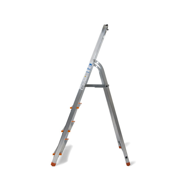 Драбина алюмінієва побутова 4 сходинки 145 см -
                                                        Фото 4