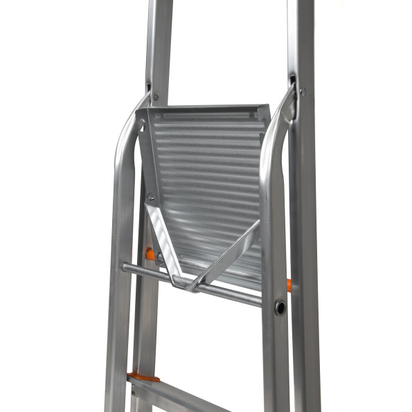 Драбина алюмінієва побутова 4 сходинки 145 см -
                                                        Фото 7