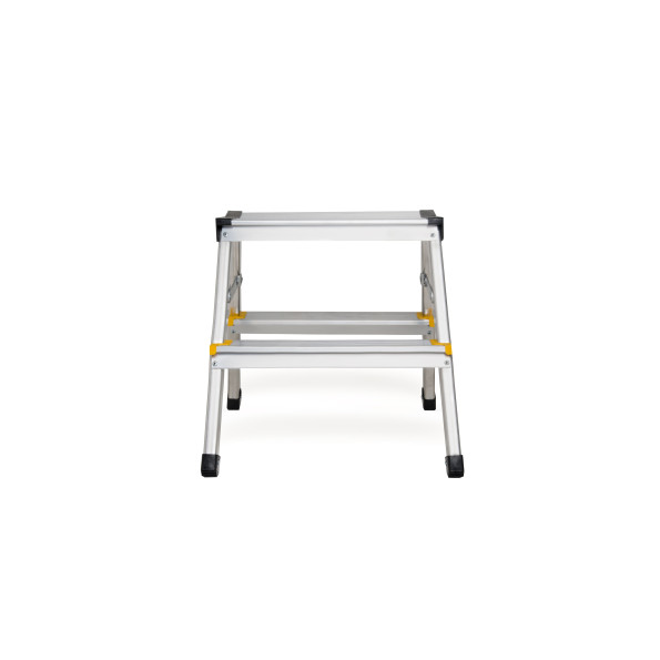 Лестница алюминиевая мини двусторонняя 2х2 ступеньки 380 см КОМФОРТ -
                                                        Фото 3