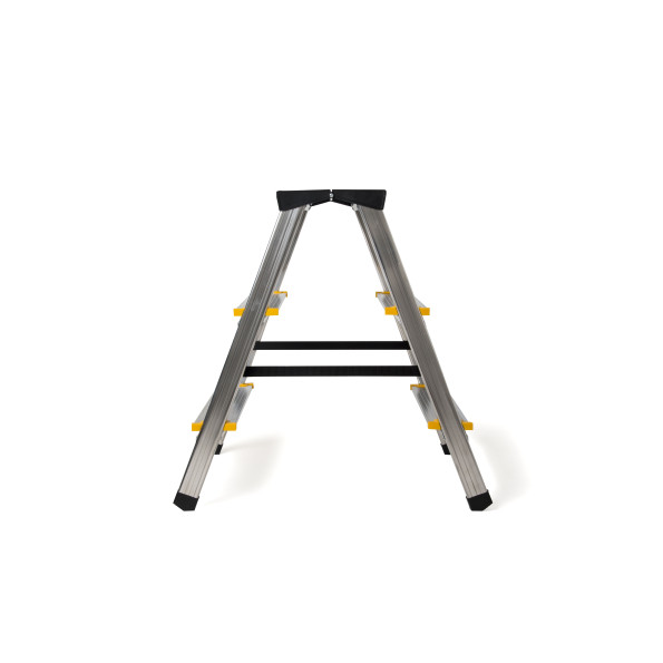 Драбина алюмінієва двостороння 2х3 сходинки 60 см КОМФОРТ -
                                                        Фото 4