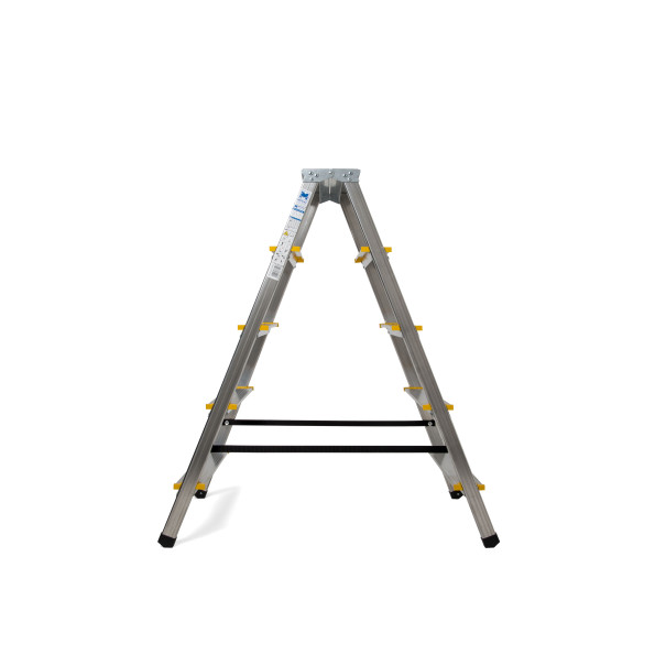 Лестница алюминиевая двусторонняя 2х5 ступенек 102 см -
                                                        Фото 4