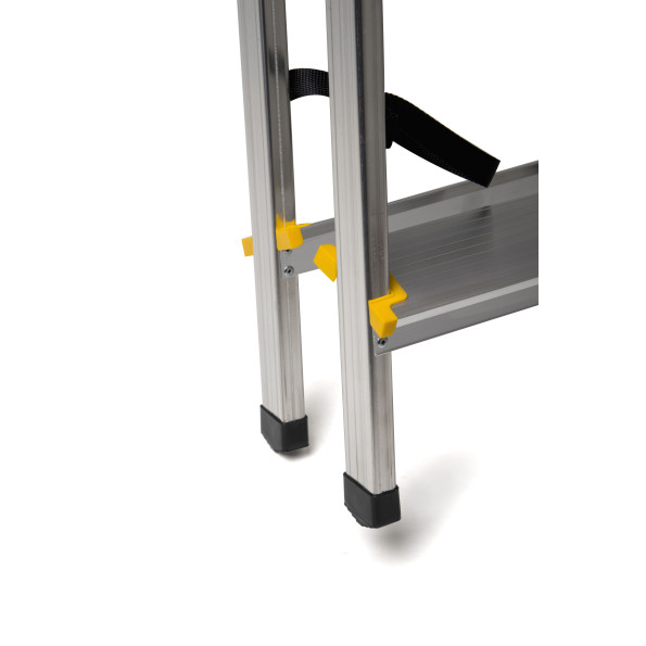 Лестница алюминиевая мини двусторонняя 2х2 ступеньки 380 см КОМФОРТ -
                                                        Фото 8