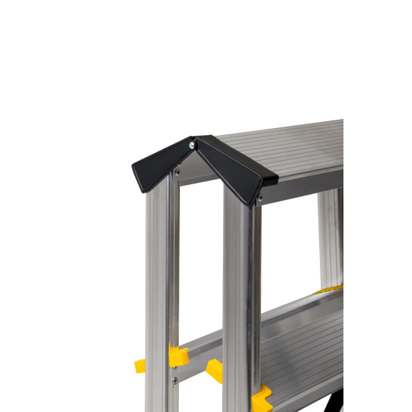 Лестница алюминиевая мини двусторонняя 2х2 ступеньки 380 см КОМФОРТ -
                                                        Фото 9