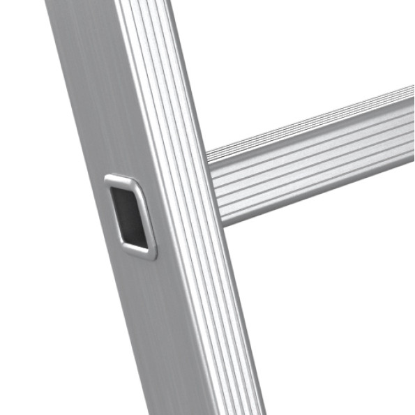 Лестница алюминиевая односекционная 1х9 (2.51 м) -
                                                        Фото 3