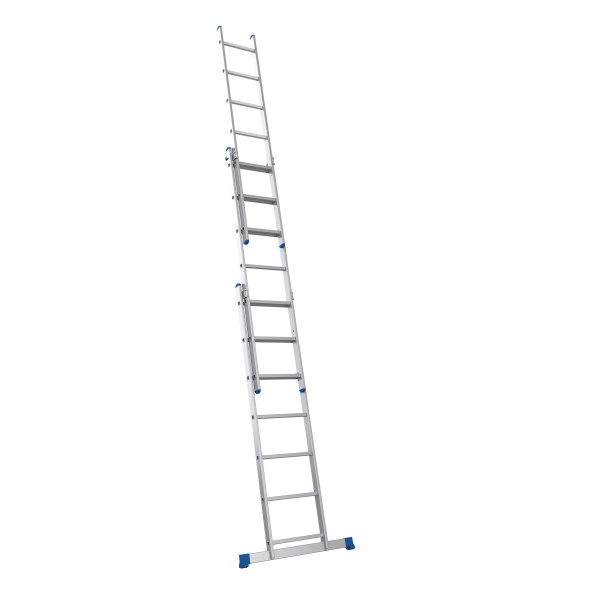 Драбина алюмінієва трьохсекційна 3х10 (5.6 м) -
                                                        Фото 4