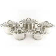 Набір 5 каструль А-плюс з кришками