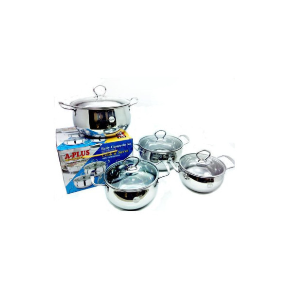 Набір каструль А-плюс з кришкою 4 шт. -
                                                        Фото 3