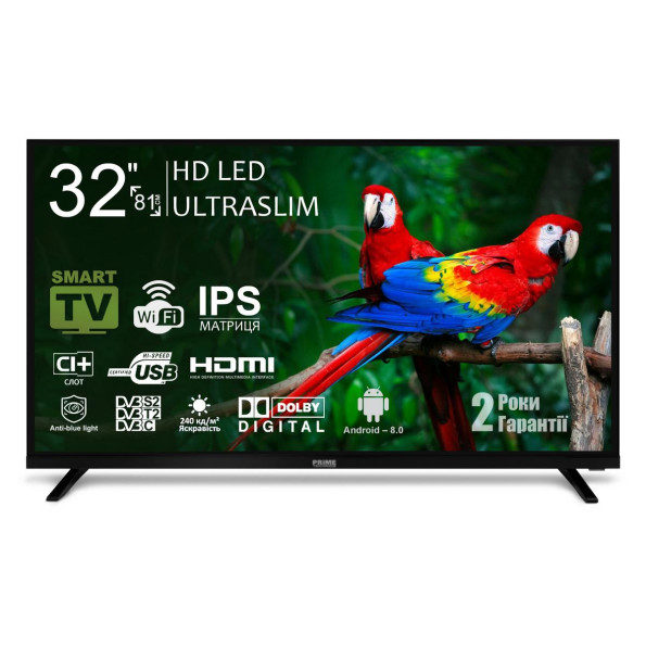 Телевизор Prime Technics 32H10S8FR LED HD диагональ 32