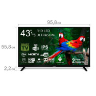 Телевизор Prime Technics 43F10S8FR LED HD диагональ 43