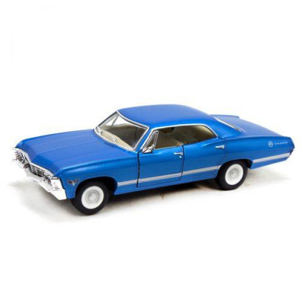 Детская коллекционная машинка Chevrolet Impala KT5418W инерционная (Синий) Детская коллекционная машинка Chevrolet Impala KT5418W инерционная (Синий)
