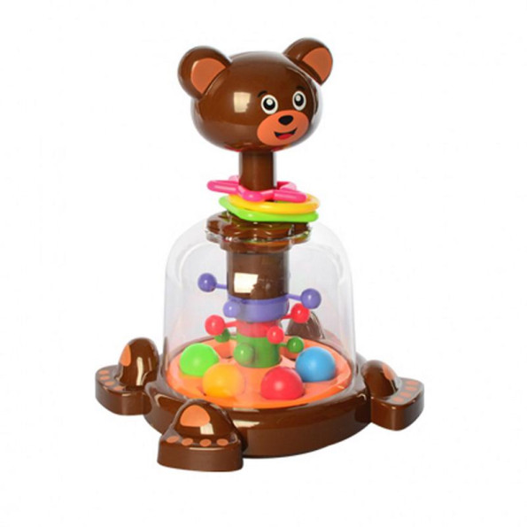 Дитяча дзига Мишка SL83012 с шариками Дитяча дзига Мишка SL83012 с шариками
