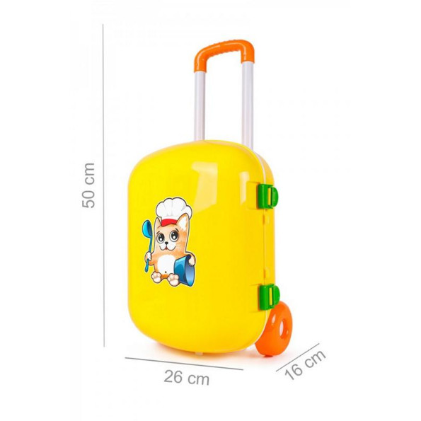 Игрушечная кухня с набором посуды 6078TXK в чемодане -
Фото 3 Игрушечная кухня с набором посуды 6078TXK в чемодане -
Фото 3