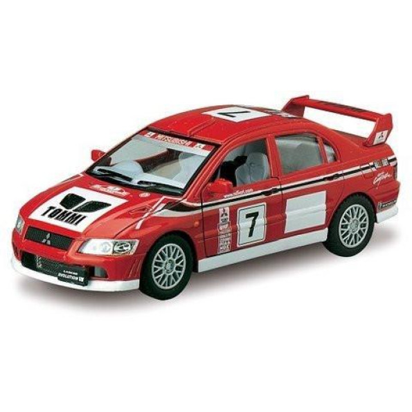 Коллекционная машинка MITSUBISHI LANCER EVOLUTION VII WRC KT5048W(Red) инерционная Коллекционная машинка MITSUBISHI LANCER EVOLUTION VII WRC KT5048W(Red) инерционная