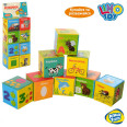 Дитячі м'які кубики для купания M 5465 UA азбукой на укр. языке