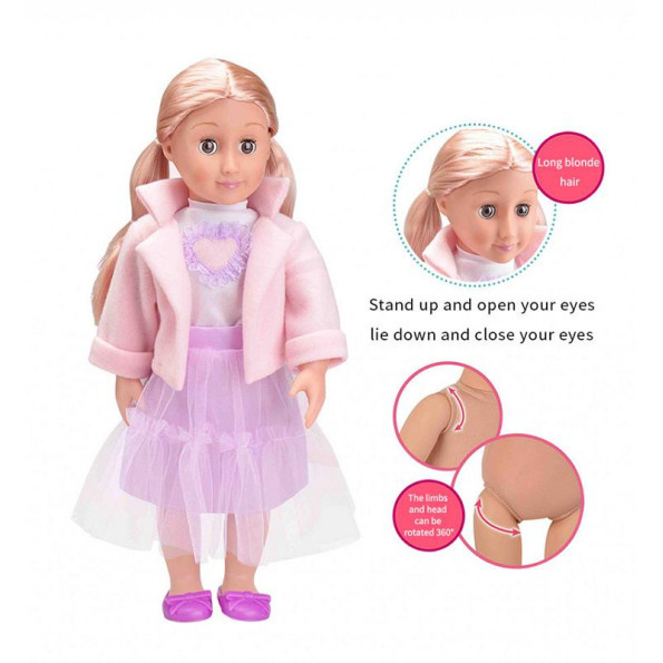 Кукла для девочек "A" 2045 мягконабивная