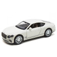 Коллекционная игрушечная машинка Bentley AS-2808 инерционная (Белый )