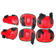 Детская защита MS 0335 для коленей, локтей, запястий (Красный)