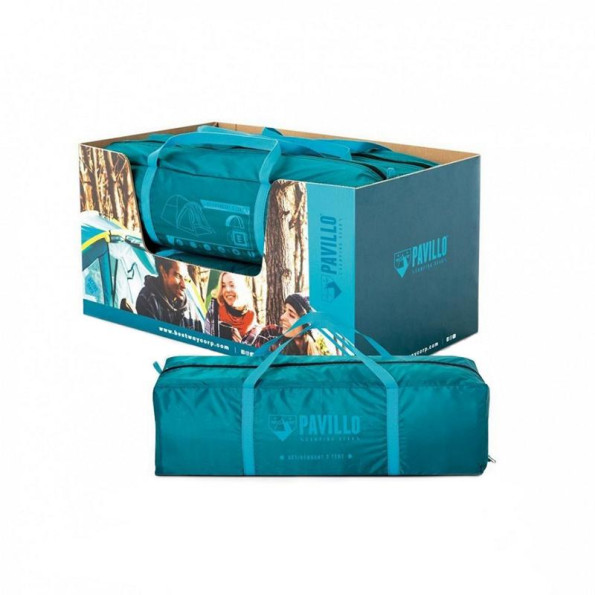 Палатка туристическая трёхместная BW 68090 с навесом -
                                                        Фото 5