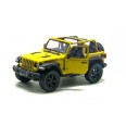 колекційна Іграшкова модель джипа JEEP WRANGLER 5'' KT5412WA металлический (Желтий)