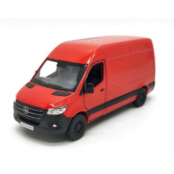 Игрушечная модель Автобуса MERCEDES-BENZ Sprinter инерционная (Красный)