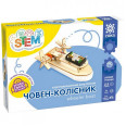Электромеханический конструктор Лодка-колесник 135739