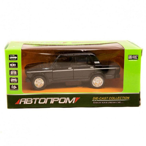 Машинка ВАЗ 2106 АВТОПРОМ 7793 1:32 (Черный) Машинка ВАЗ 2106 АВТОПРОМ 7793 1:32 (Черный)