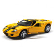 Детская модель машинки Ford GT 2006 Kinsmart KT5092W инерционная, 1:36 (Yellow)