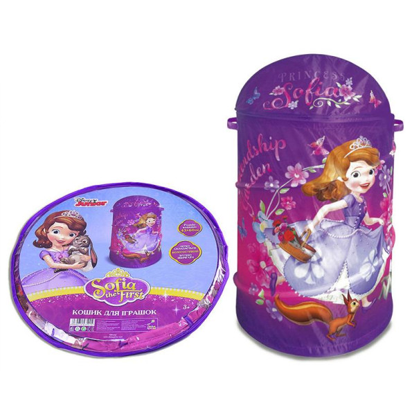 Корзина для іграшок D-3501 герои мультфильмов (София Прекрасная) Корзина для іграшок D-3501 герои мультфильмов (София Прекрасная)