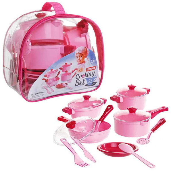 Игровой набор посуды Cooking Set Юника 71757, 25 предметов Игровой набор посуды Cooking Set Юника 71757, 25 предметов